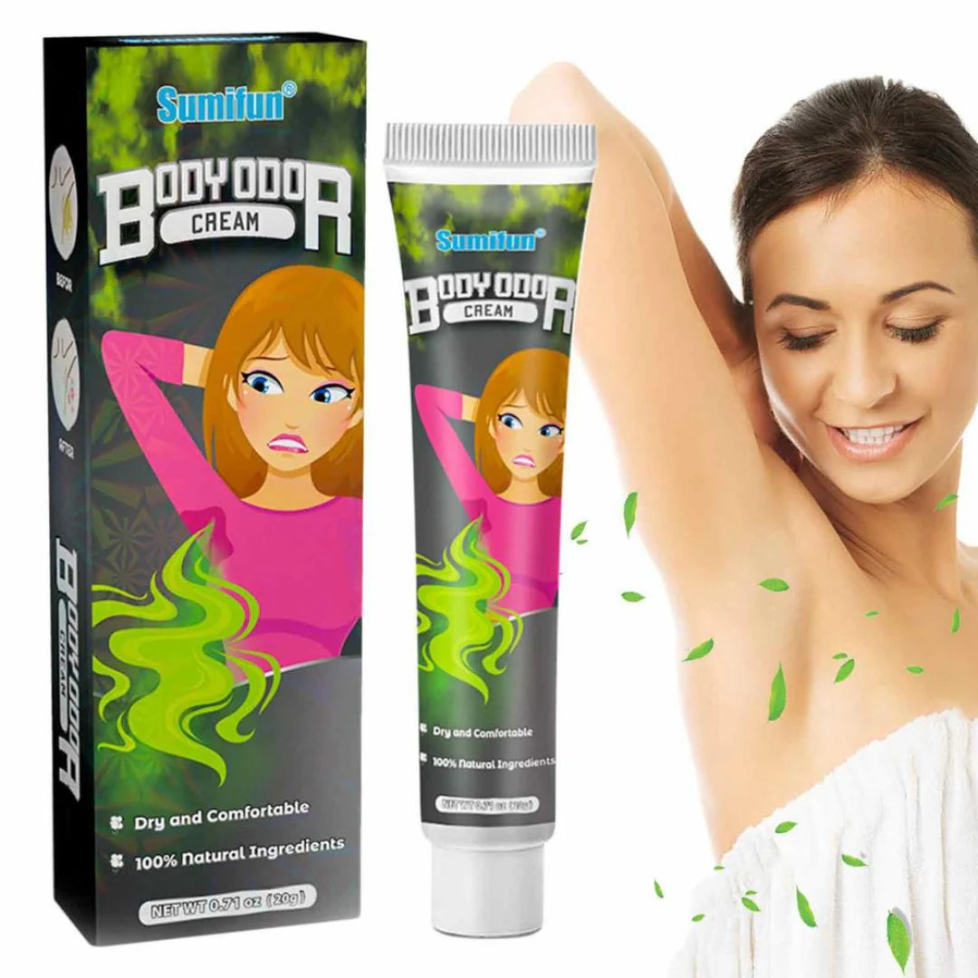 CREMA DESODORANTE PARA ELIMINAR EL MAL OLOR CORPORAL