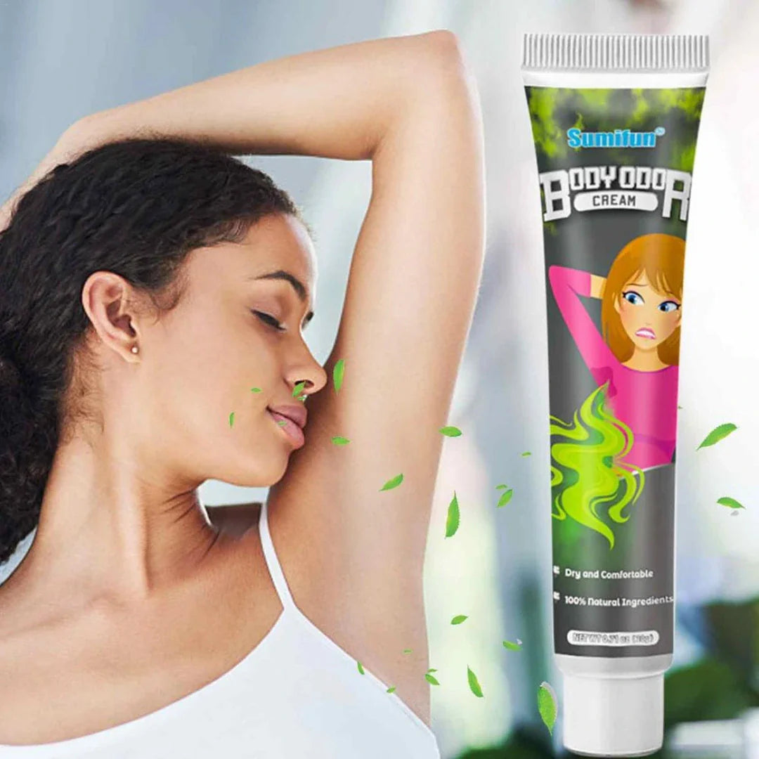 CREMA DESODORANTE PARA ELIMINAR EL MAL OLOR CORPORAL